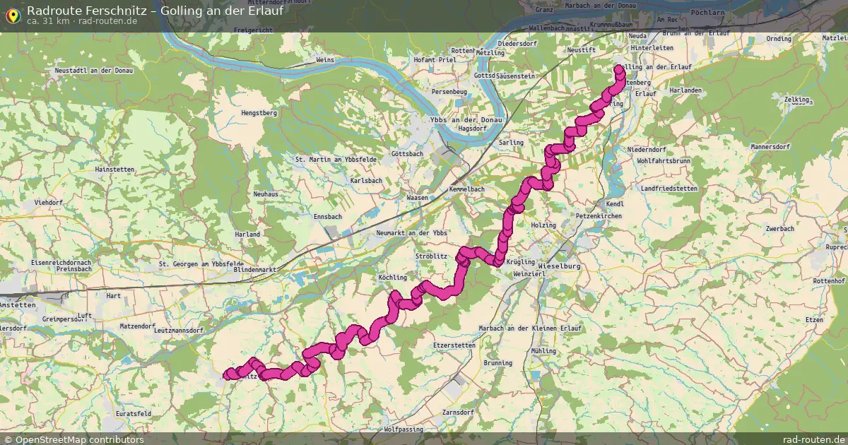 Radtour Ferschnitz – Golling An Der Erlauf
