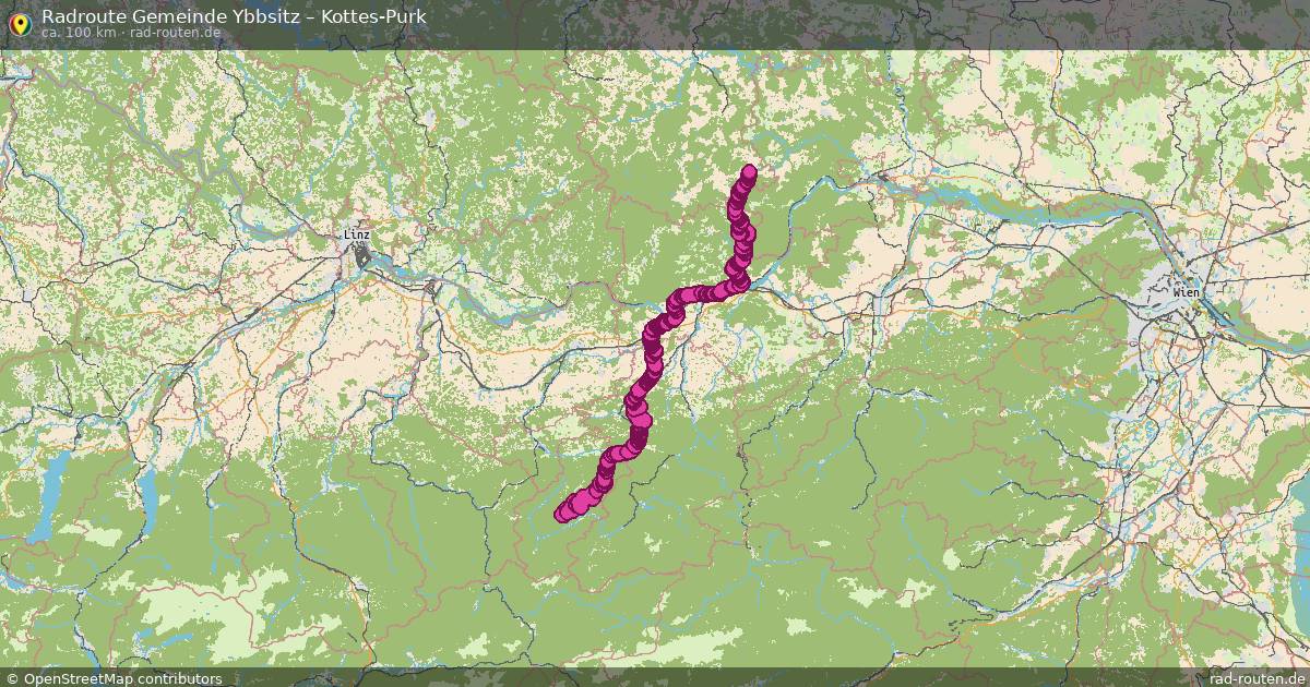 Fahrradroute Gemeinde Ardagger – Kottes-Purk