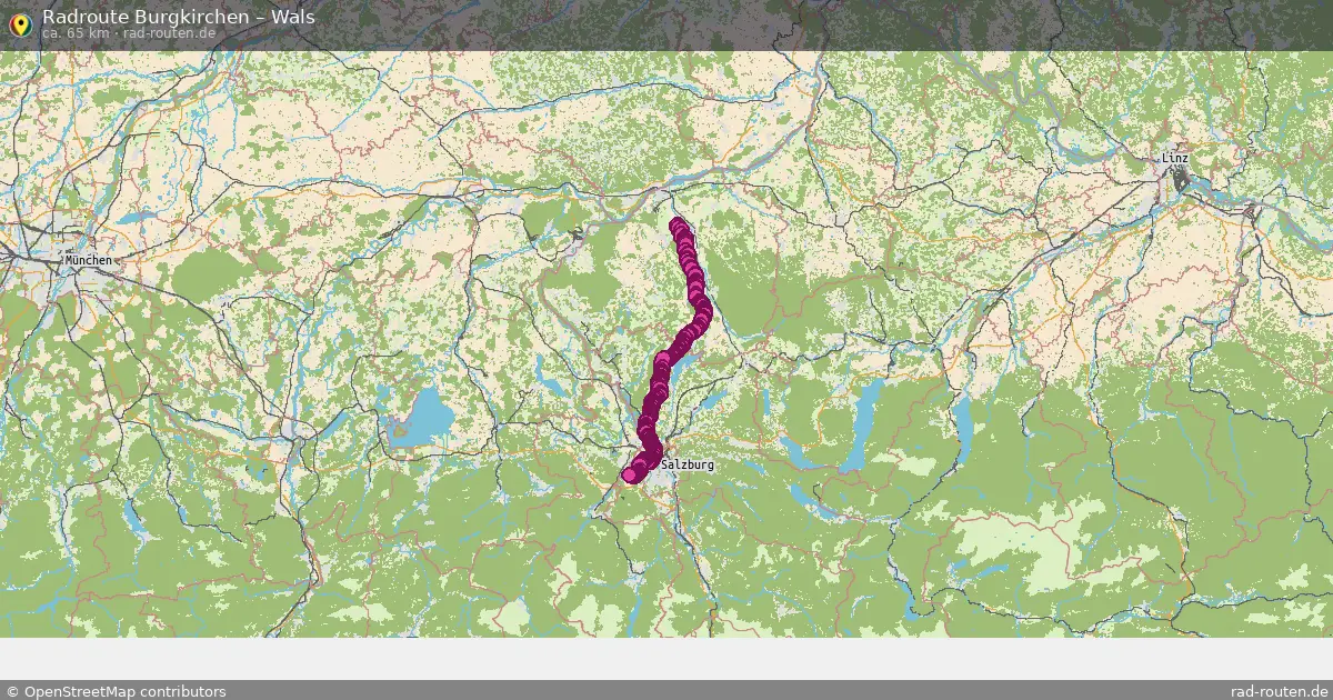 Fahrradroute Burgkirchen – Wals