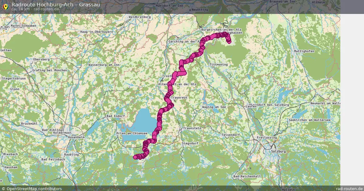 Radtour Hochburg-Ach – Grassau