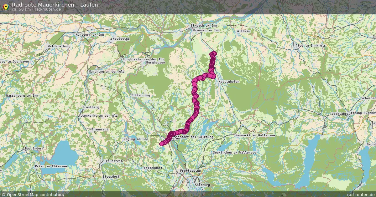 Radtour Mauerkirchen – Laufen