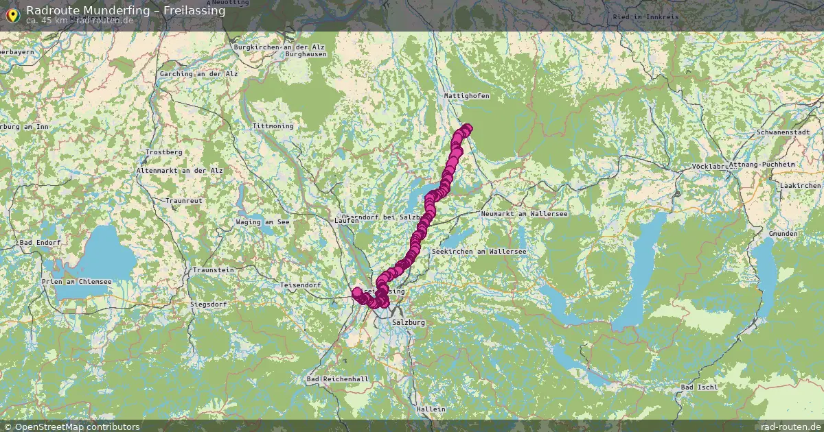 Radtour Munderfing – Freilassing