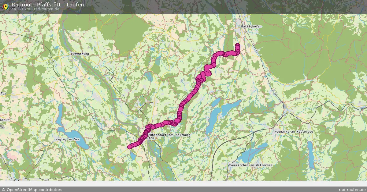 Radtour Pfaffstätt – Laufen