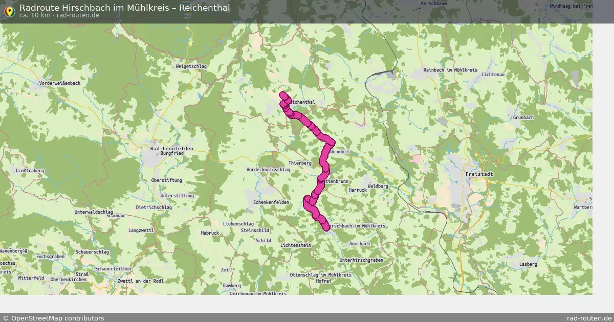 Radtour Hirschbach Im Mühlkreis – Reichenthal