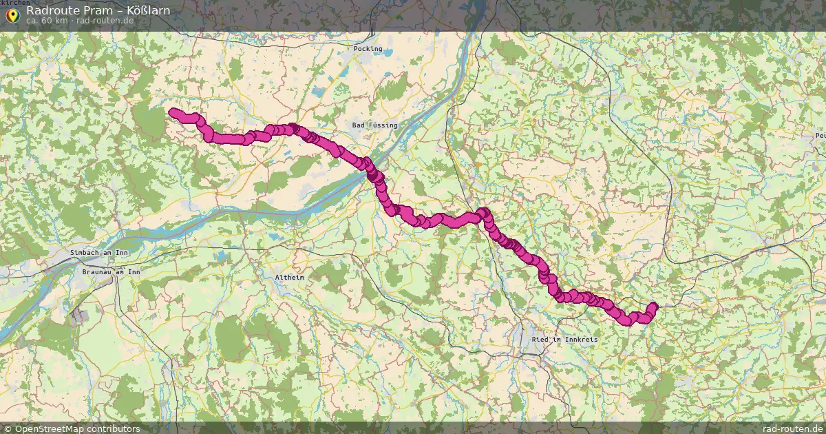 Radtour Pram – Kößlarn