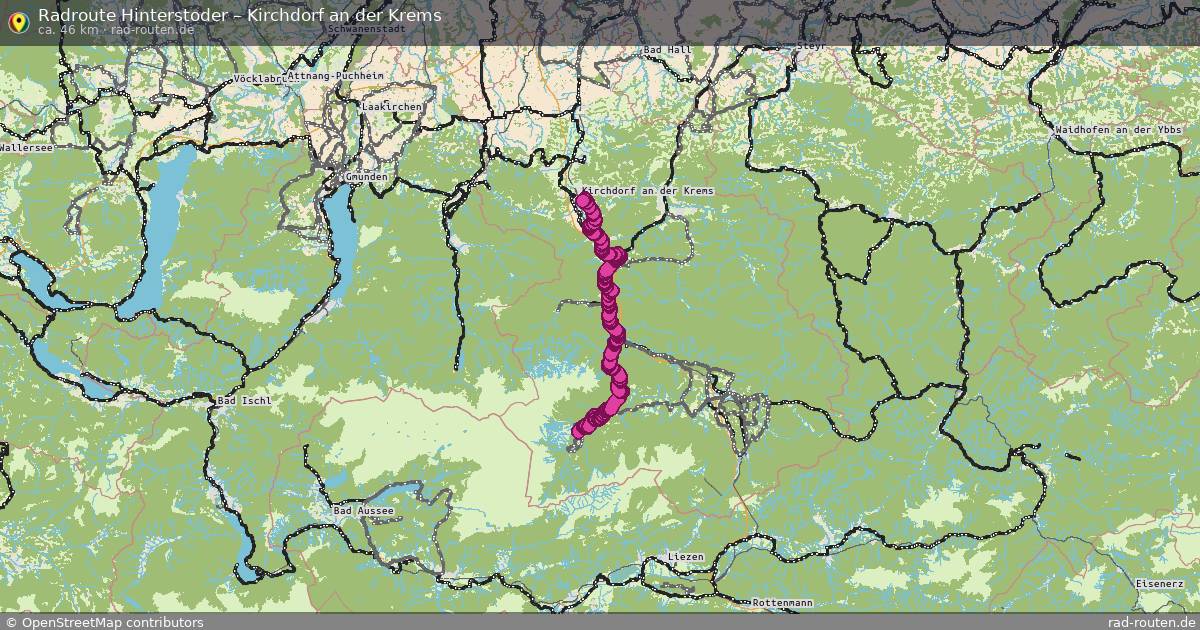 Fahrradroute Hinterstoder – Kirchdorf An Der Krems