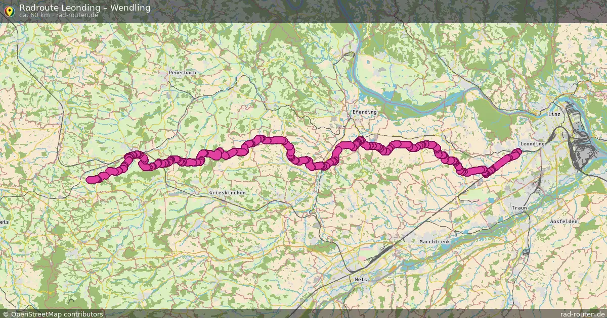 Fahrradroute Leonding – Wendling