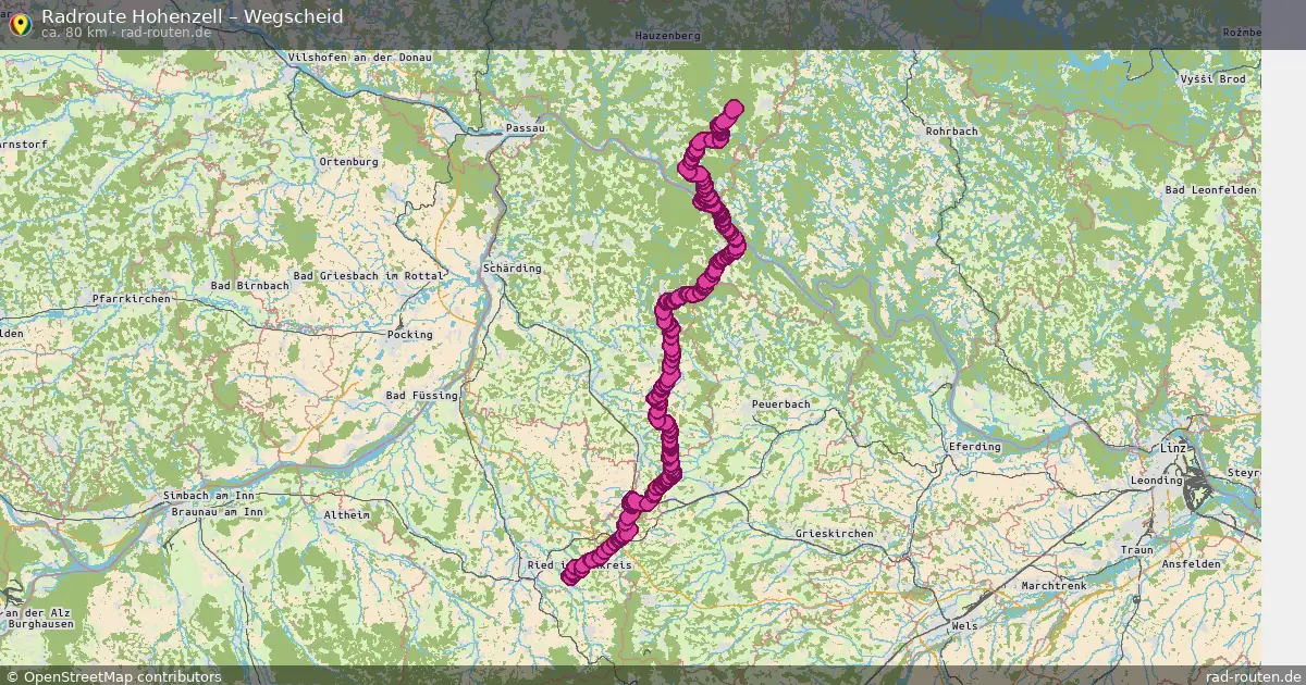 Radtour Hohenzell – Wegscheid