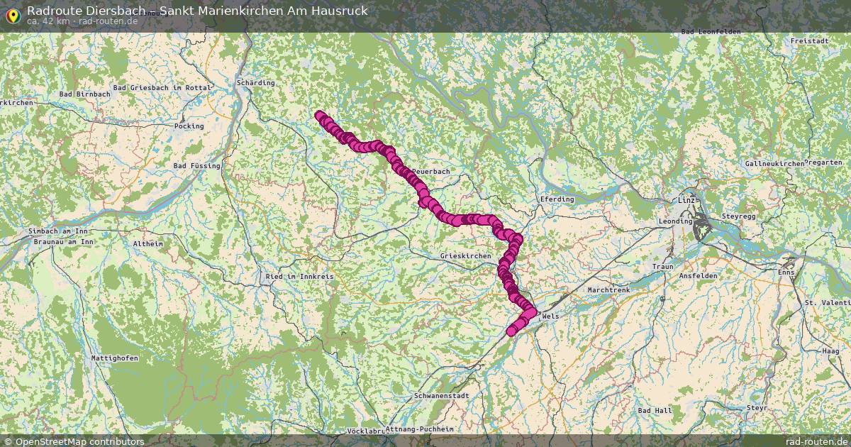 Fahrradroute Diersbach – Altheim