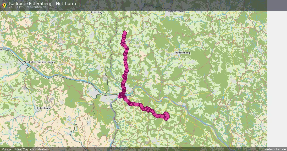 Radtour Esternberg – Hutthurm