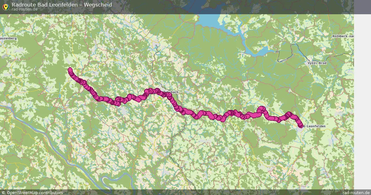 Radtour Bad Leonfelden – Wegscheid