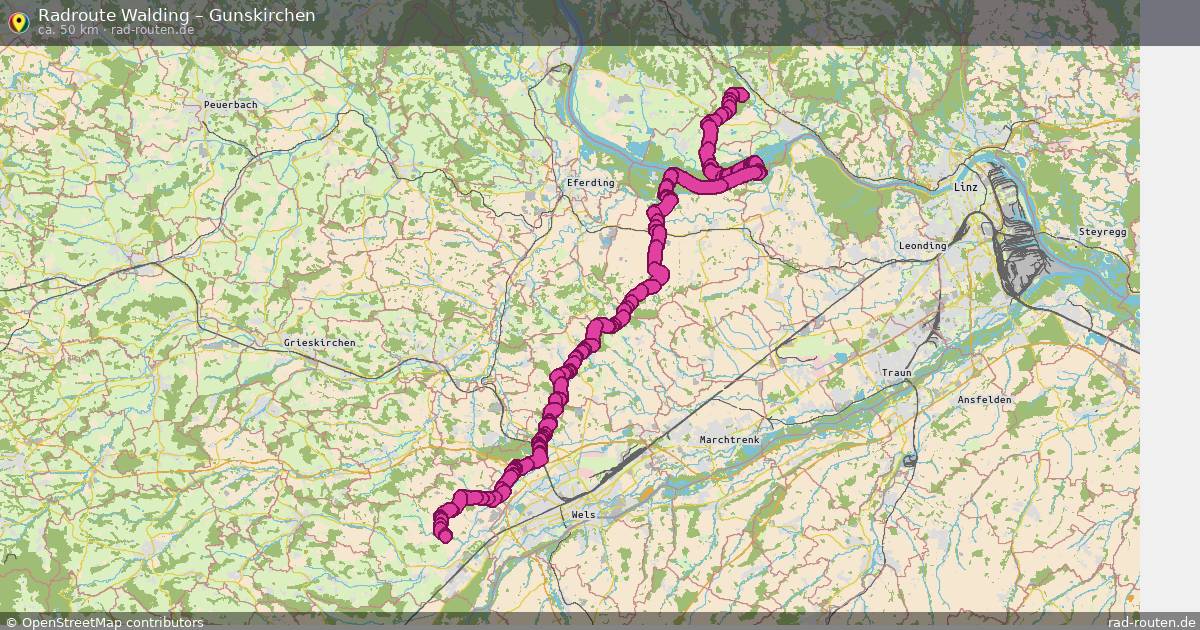 Fahrradroute Walding – Gunskirchen