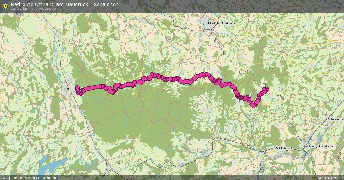 Radtour Ottnang Am Hausruck – Schalchen