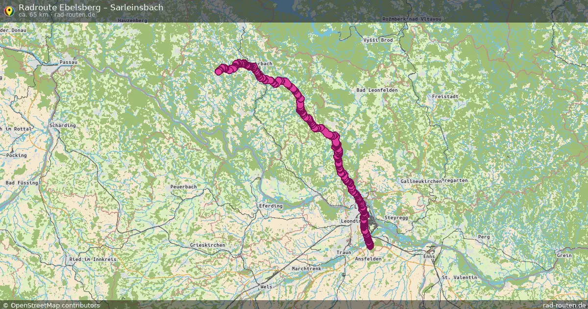 Radtour Ebelsberg – Sarleinsbach