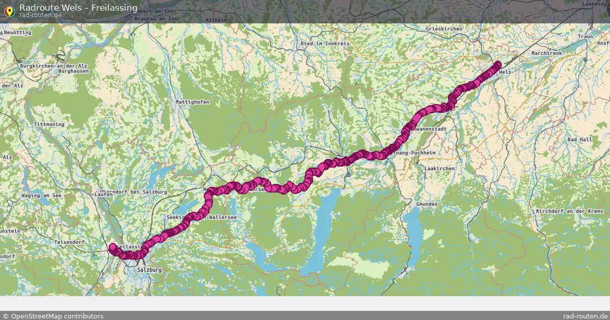 Radtour Wels – Freilassing