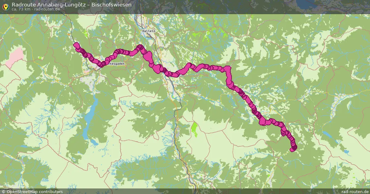 Radtour Annaberg-Lungötz – Bischofswiesen