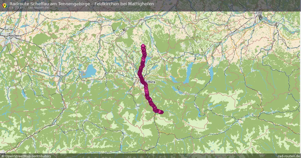 Radtour Scheffau Am Tennengebirge – Feldkirchen Bei Mattighofen