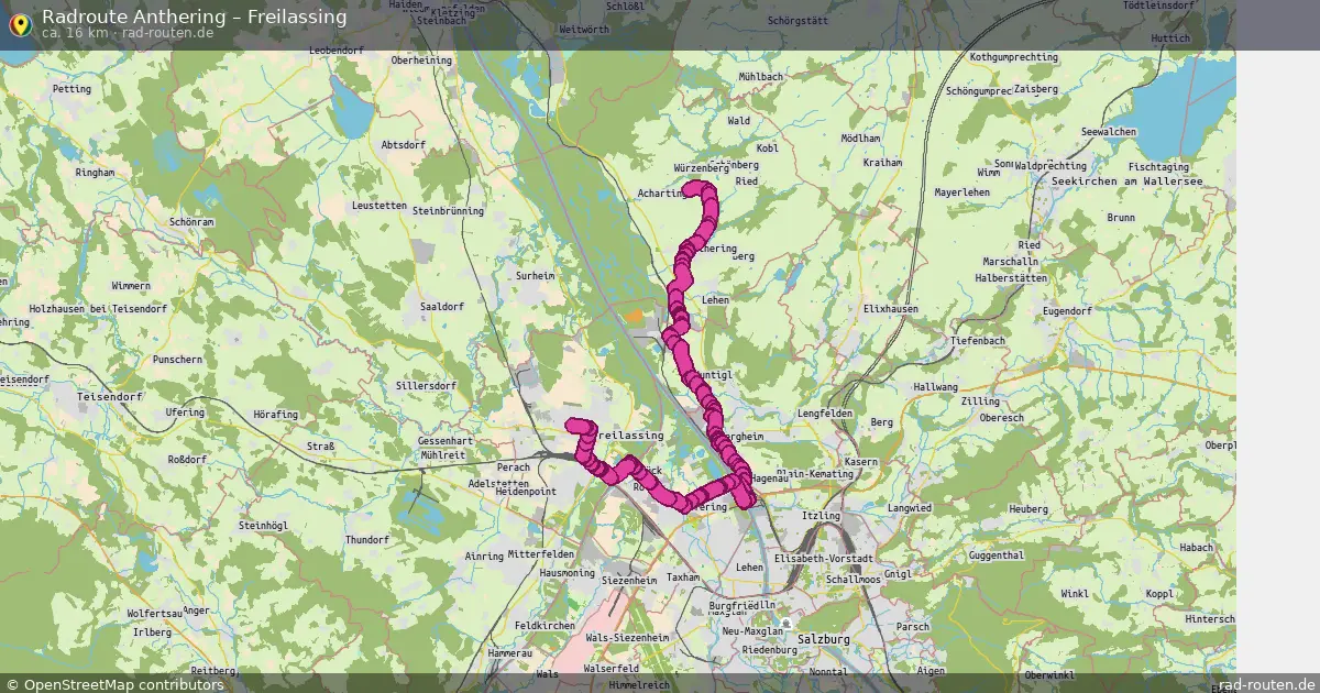 Radtour Anthering – Freilassing