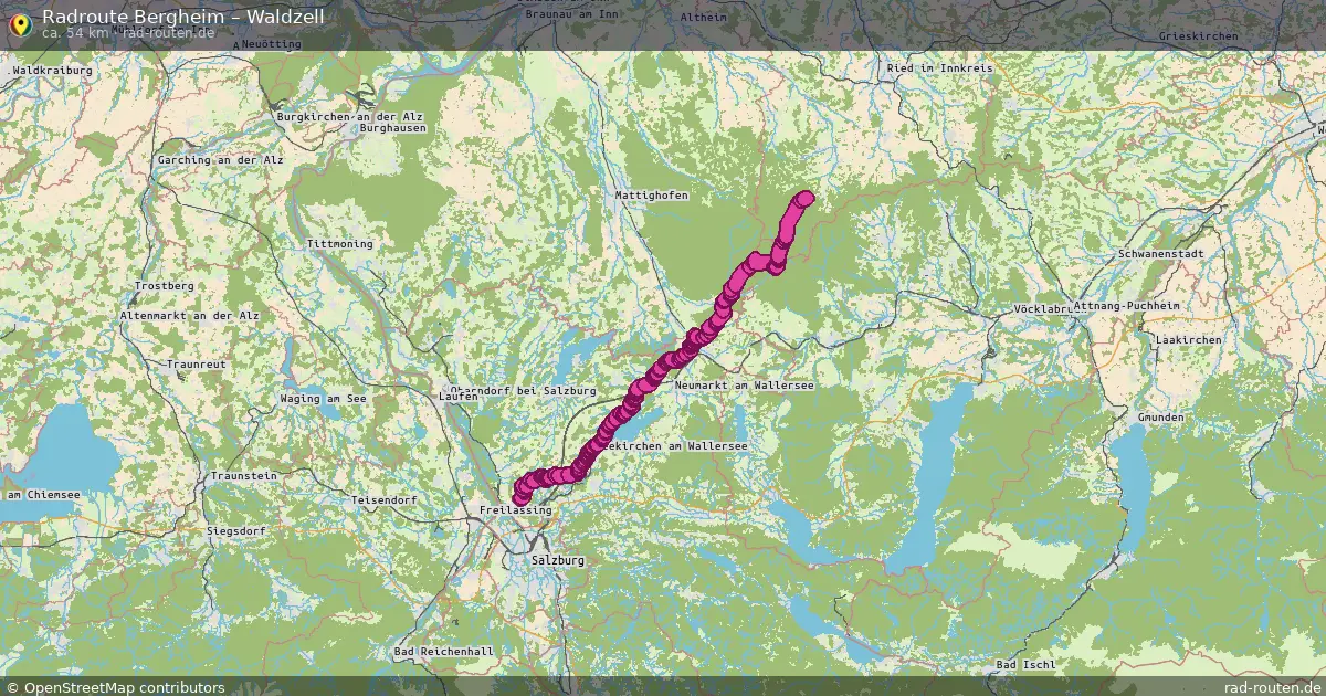 Radtour Bergheim – Waldzell