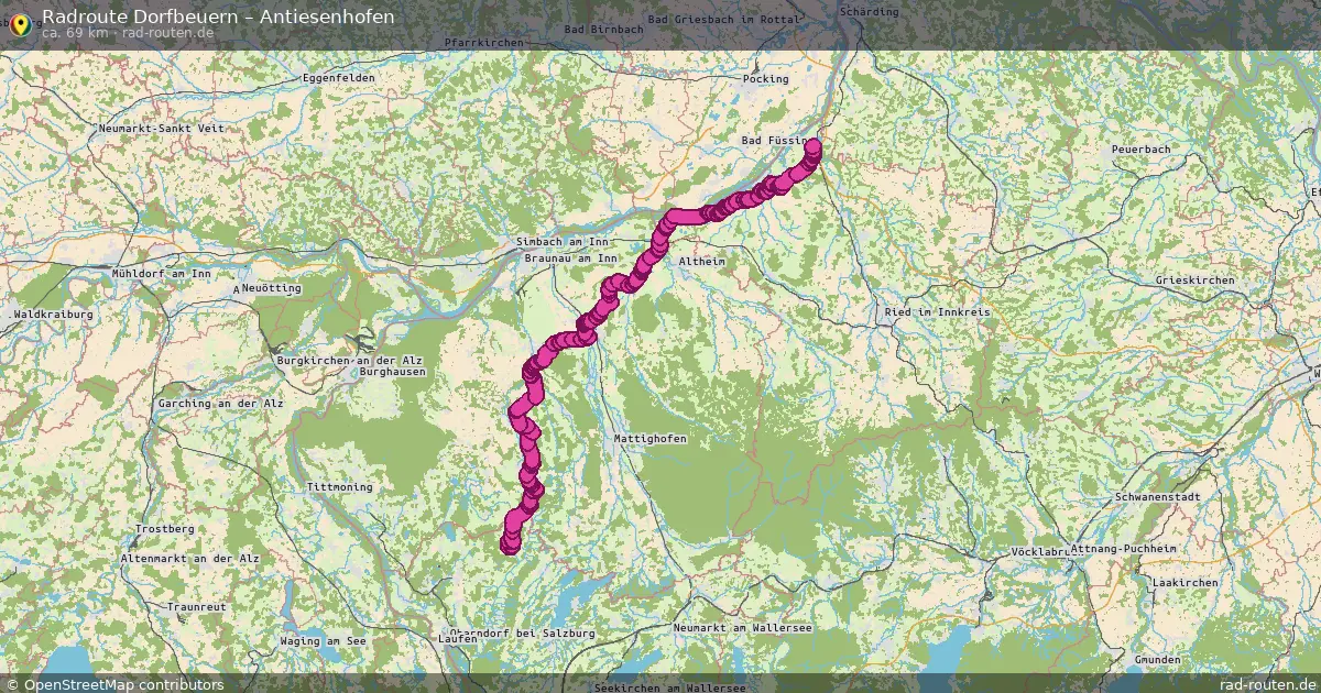 Radtour Dorfbeuern – Antiesenhofen
