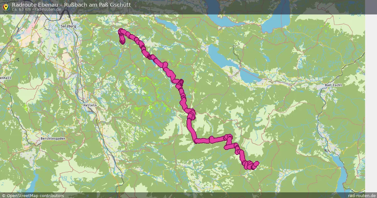 Radtour Ebenau – Rußbach Am Paß Gschütt