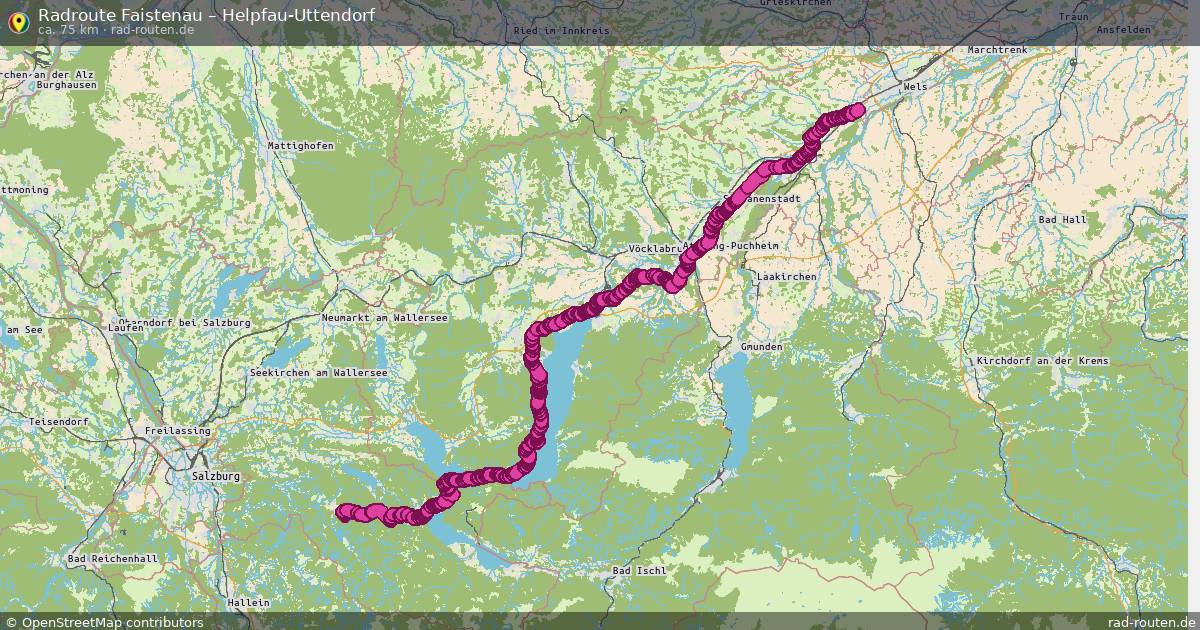 Fahrradroute Faistenau – Ried Im Innkreis