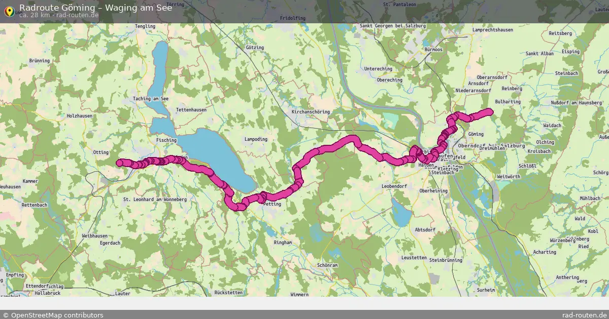 Radtour Göming – Waging Am See