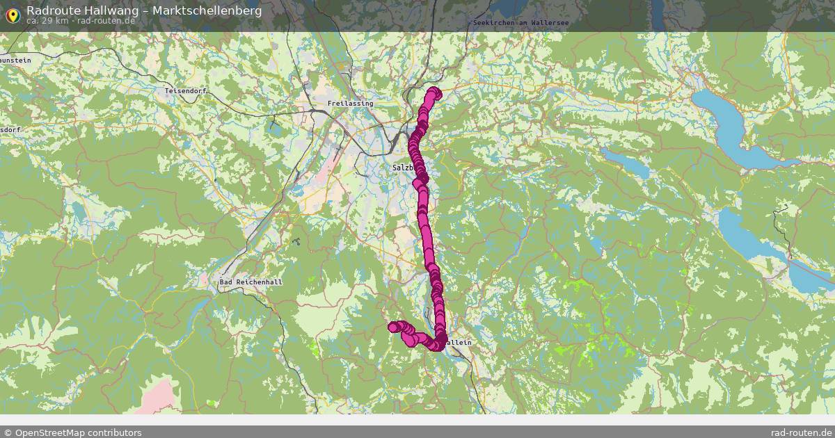 Fahrradroute Hallwang – Marktschellenberg