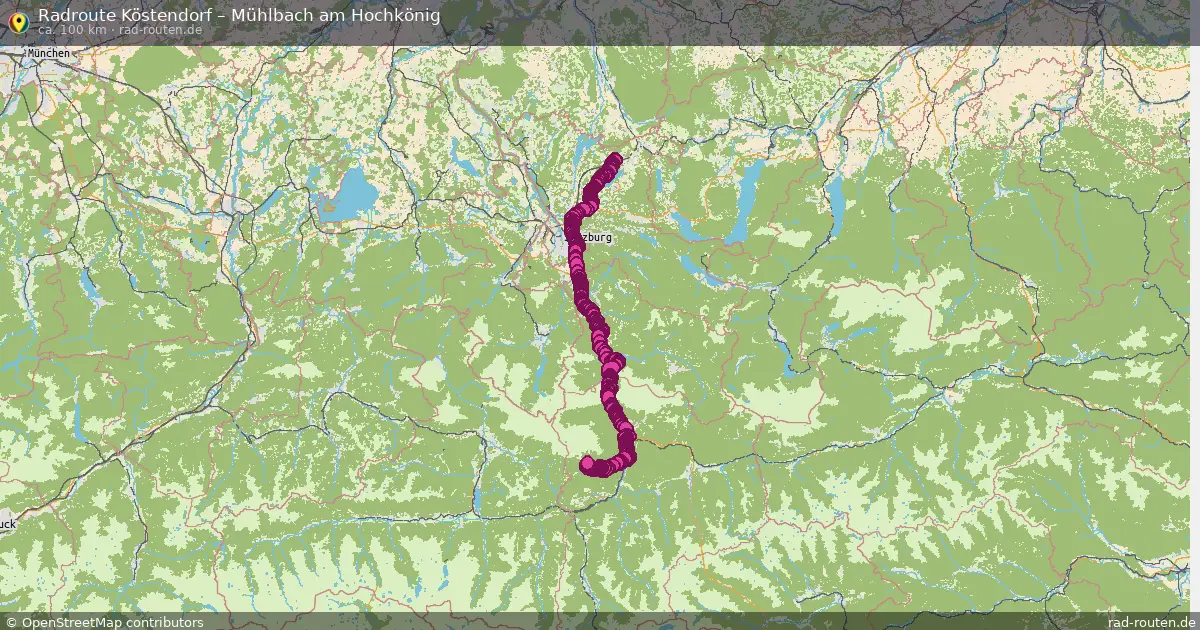 Radtour Köstendorf – Mühlbach Am Hochkönig