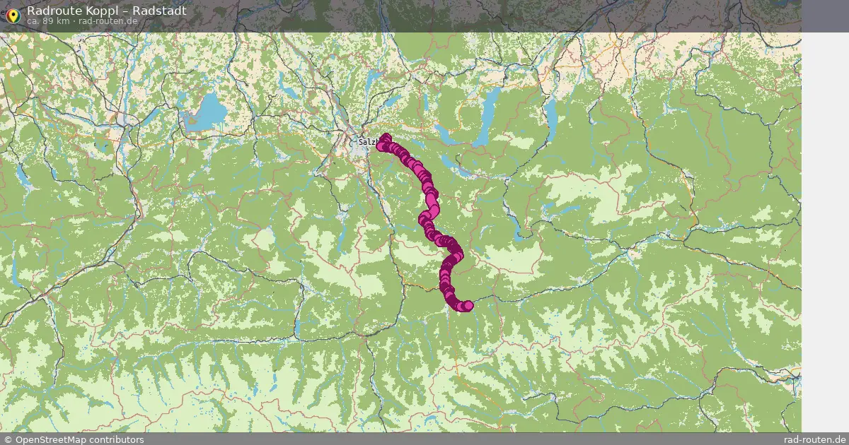 Radtour Koppl – Radstadt