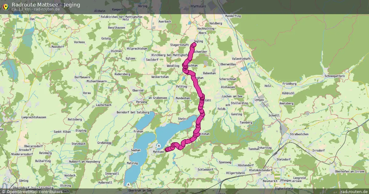 Radtour Mattsee – Jeging