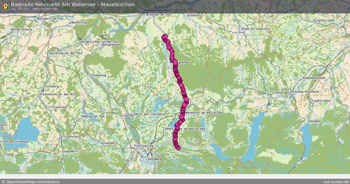 Fahrradroute Neumarkt Am Wallersee – Mauerkirchen