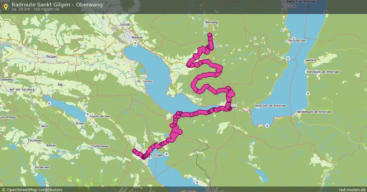 Radtour Sankt Gilgen – Oberwang