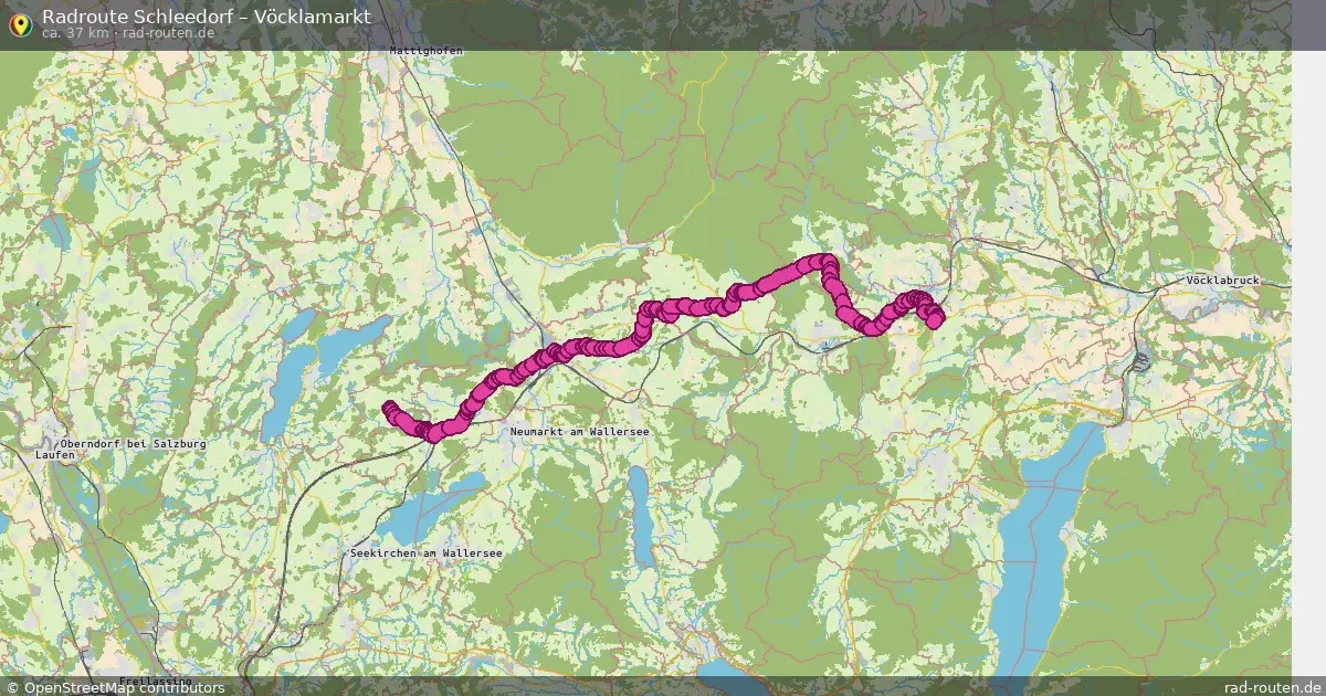 Radtour Schleedorf – Vöcklamarkt