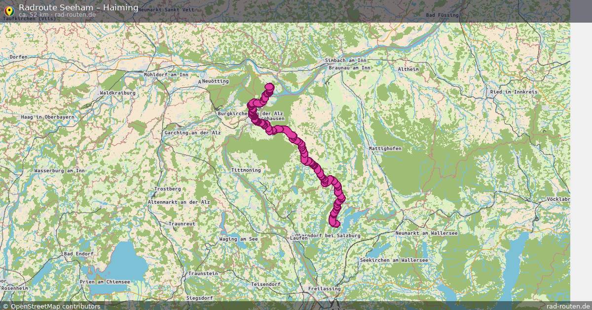Fahrradroute Seeham – Haiming