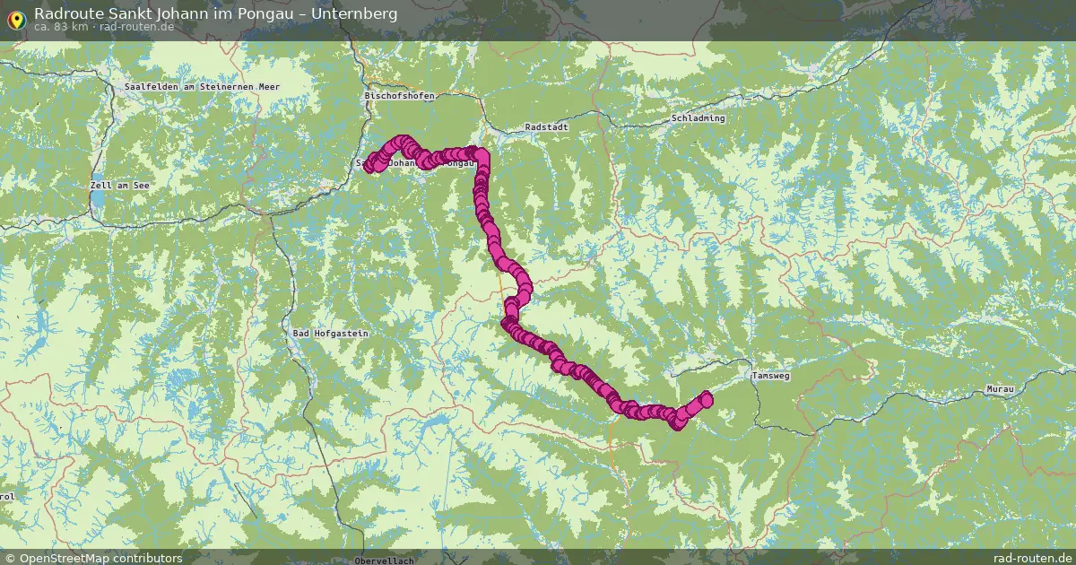 Radtour Sankt Johann Im Pongau – Unternberg