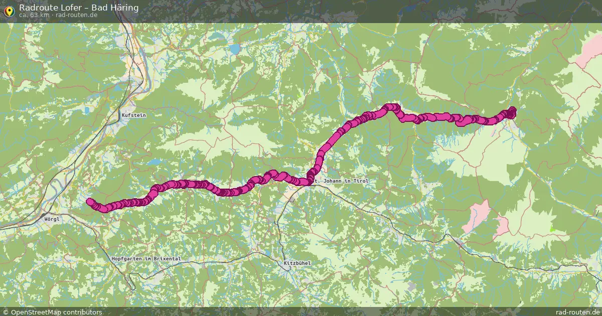 Radtour Lofer – Bad Häring