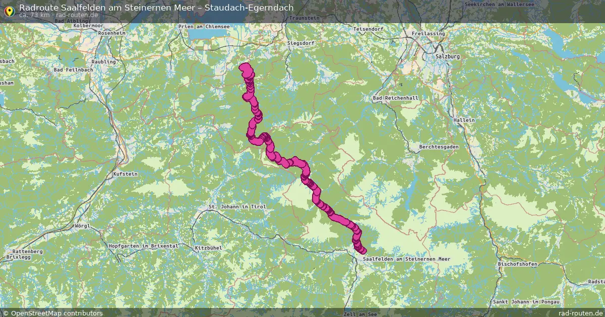 Radtour Saalfelden Am Steinernen Meer – Staudach-Egerndach