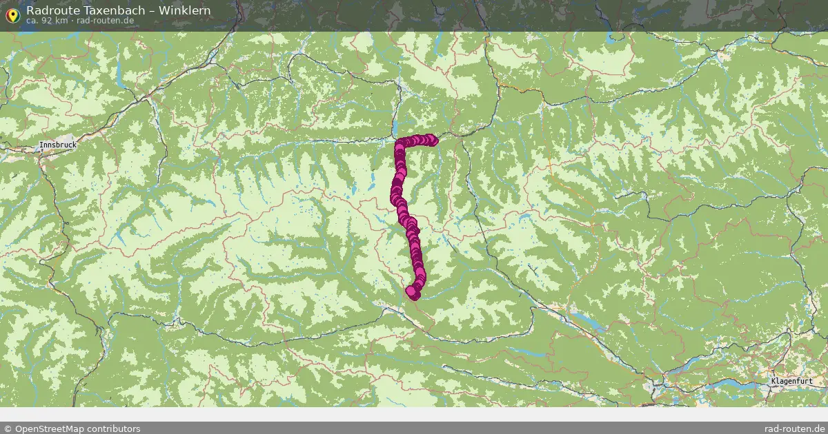Radtour Taxenbach – Winklern