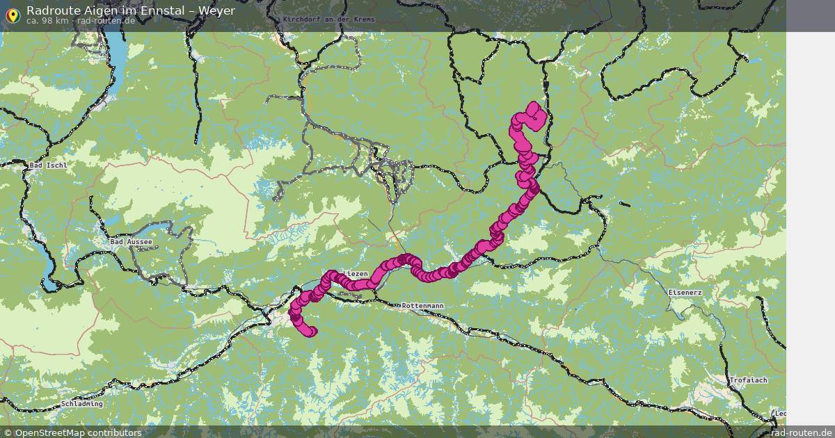 Fahrradroute Aigen Im Ennstal – Weyer