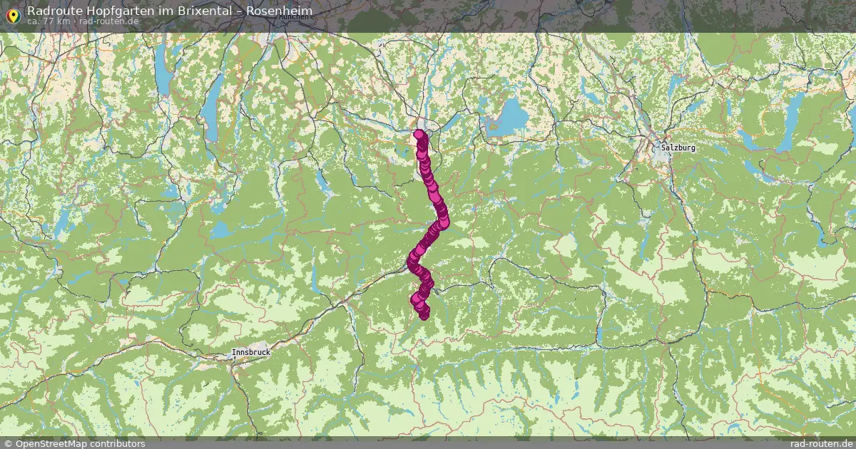 Radtour Hopfgarten Im Brixental – Rosenheim