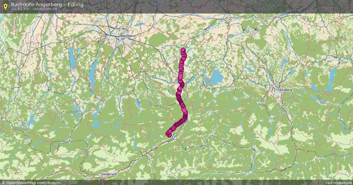 Fahrradroute Angerberg – Edling
