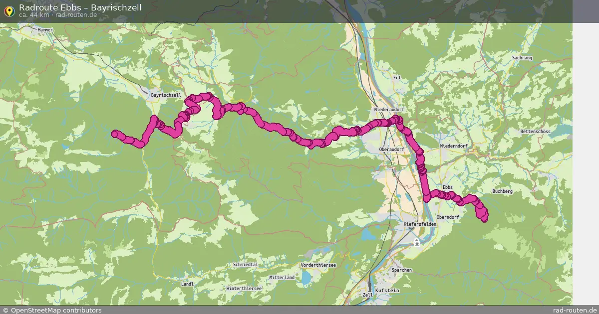Radtour Ebbs – Bayrischzell