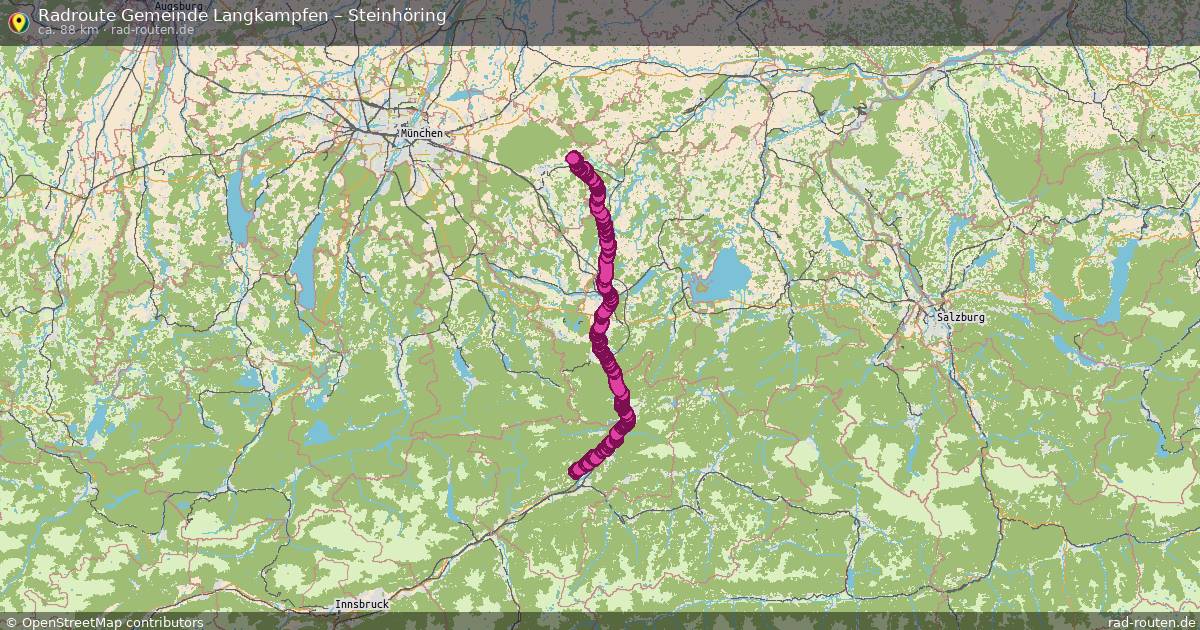 Fahrradroute Gemeinde Langkampfen – Steinhöring