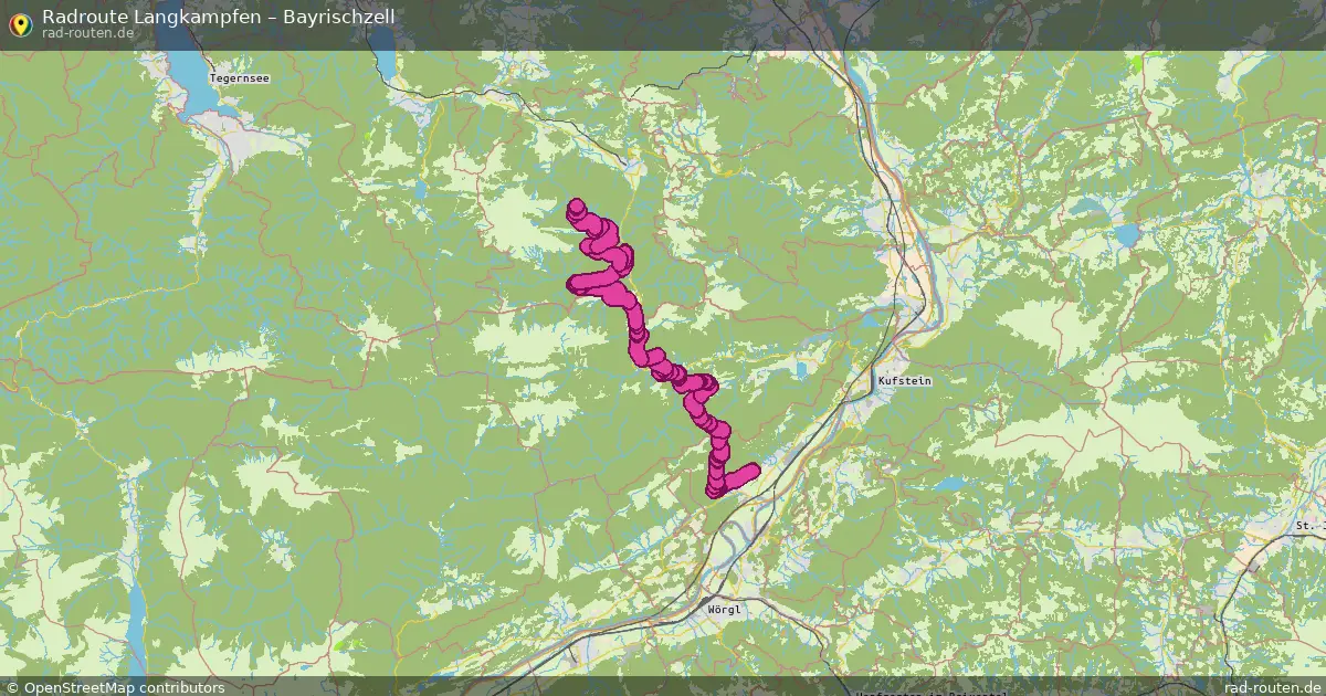 Radtour Langkampfen – Bayrischzell