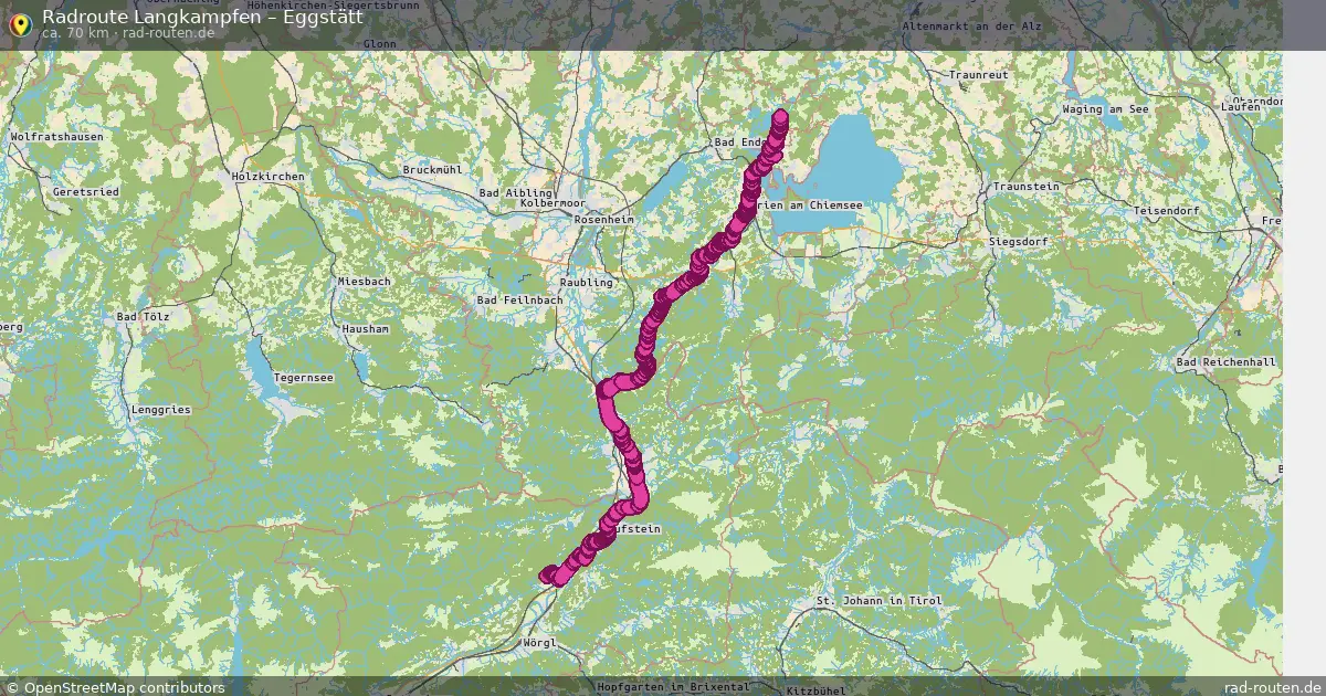 Radtour Langkampfen – Eggstätt