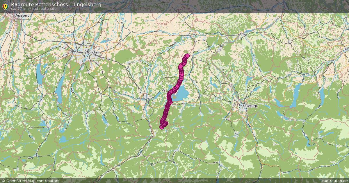 Fahrradroute Rettenschöss – Engelsberg