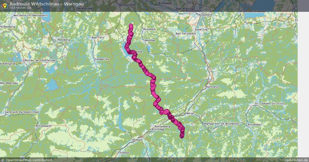 Radtour Wildschönau – Warngau