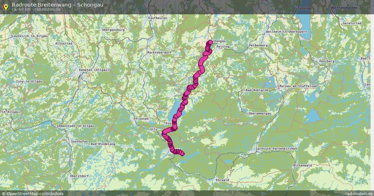 Radtour Breitenwang – Schongau