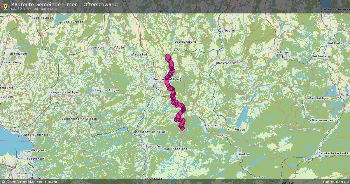 Fahrradroute Gemeinde Stanzach – Fischen Im Allgäu